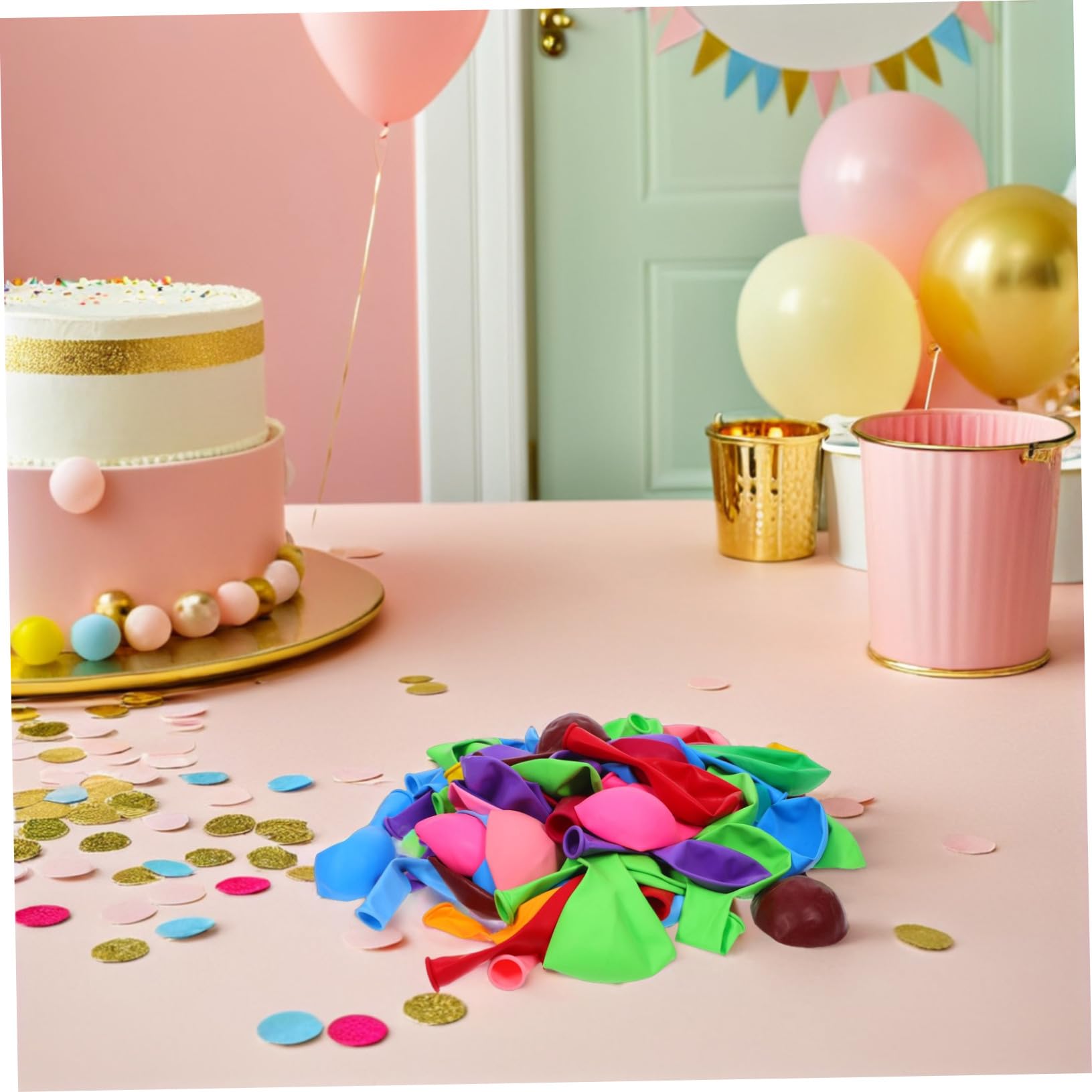200 Pezzi Palloncini in Lattice Multicolori per Feste Compleanno Matrimoni e Anniversari Kit Decorazioni Versatile e Resistente per Celebrativi