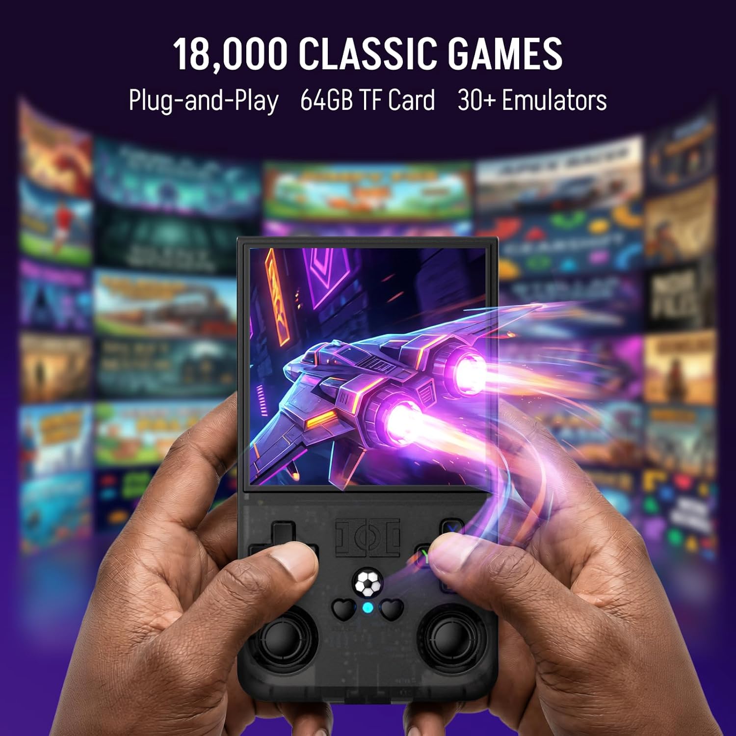 R36MAX Retro Gaming Console, 4.0 Inch 720x720 IPS Screen Retro Handheld Game Console with 18,000+ Classic Games, Open Source Linux System, 4000mAh Battery Portable Emulator Handheld Game Consoles 4 71SXPyv3KgL. AC SL1500