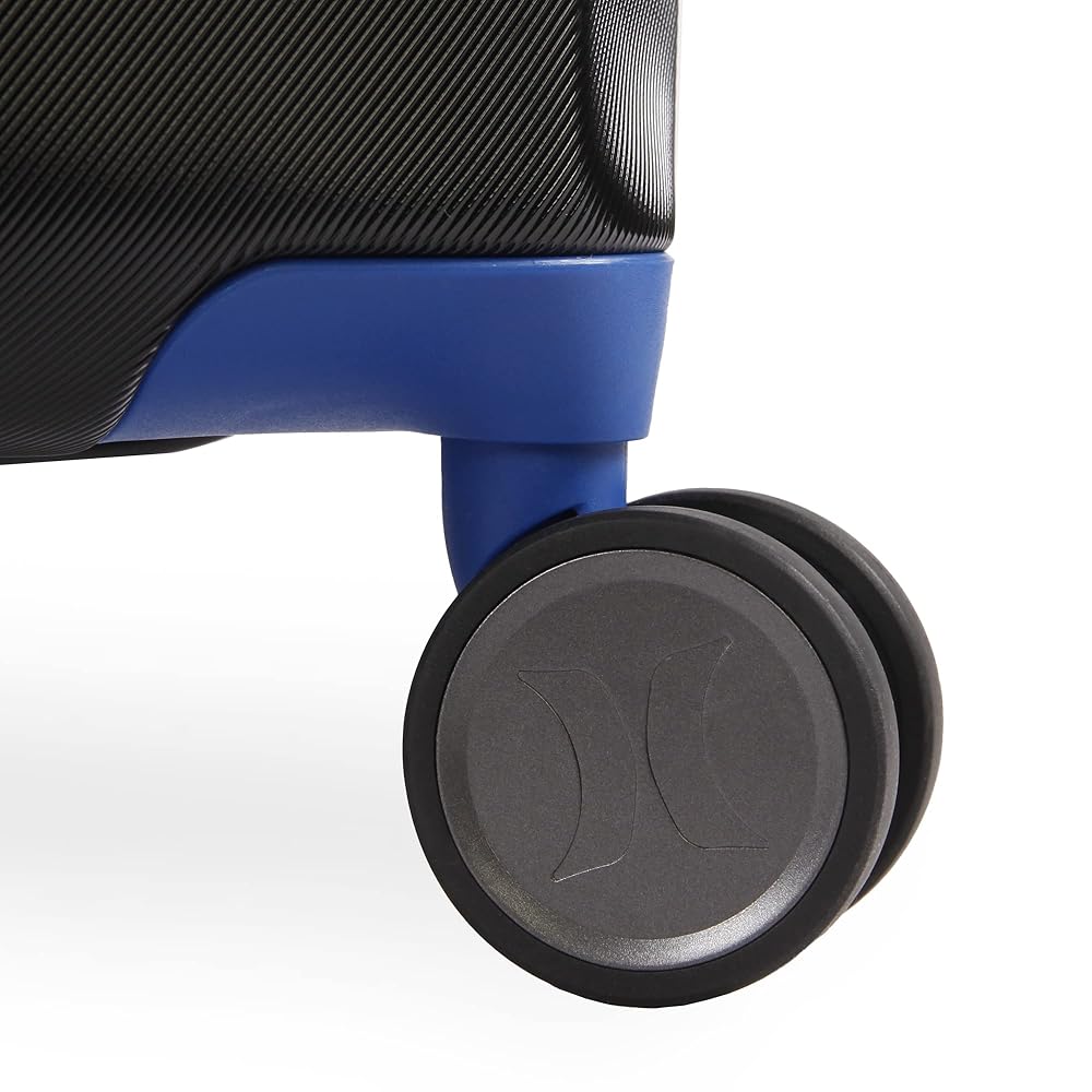 Amazon.com | Hurley Wave Hardside Spinner Luggage, Black