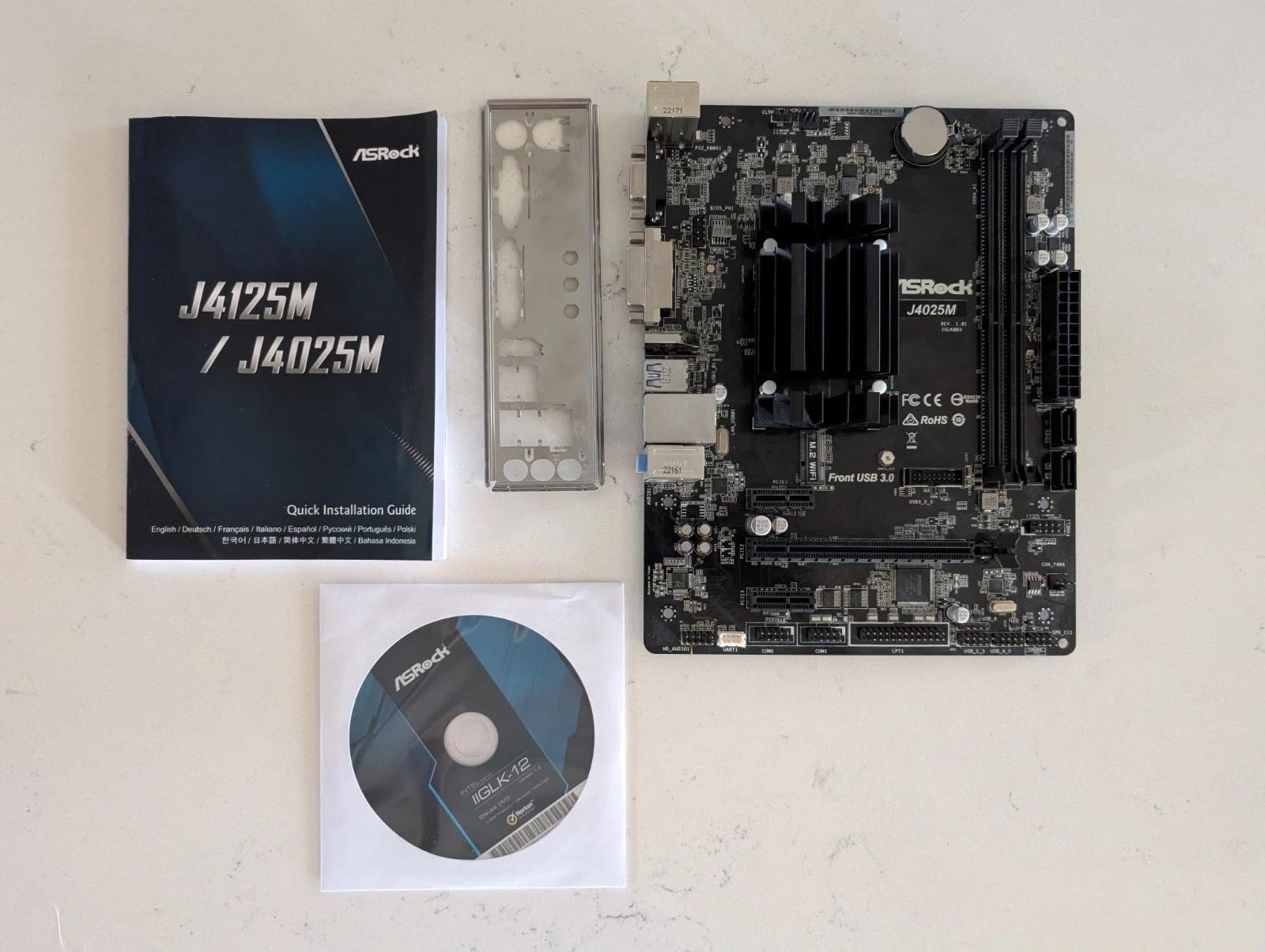 Amazon.com: ASRock J4025M Intel® Dual-Core Processor J4025 (Up to