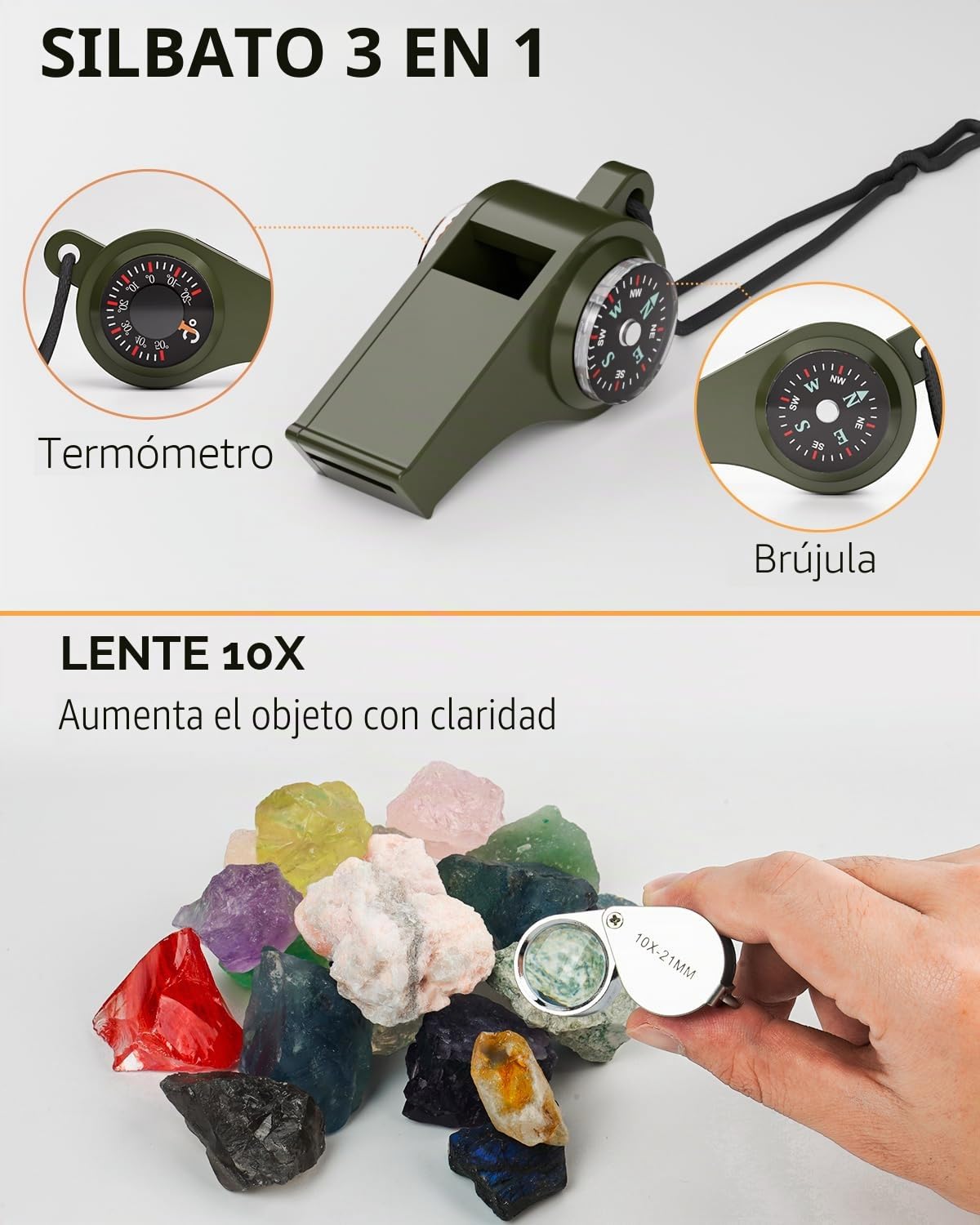 INCLY Kit de 26 martillos de geología