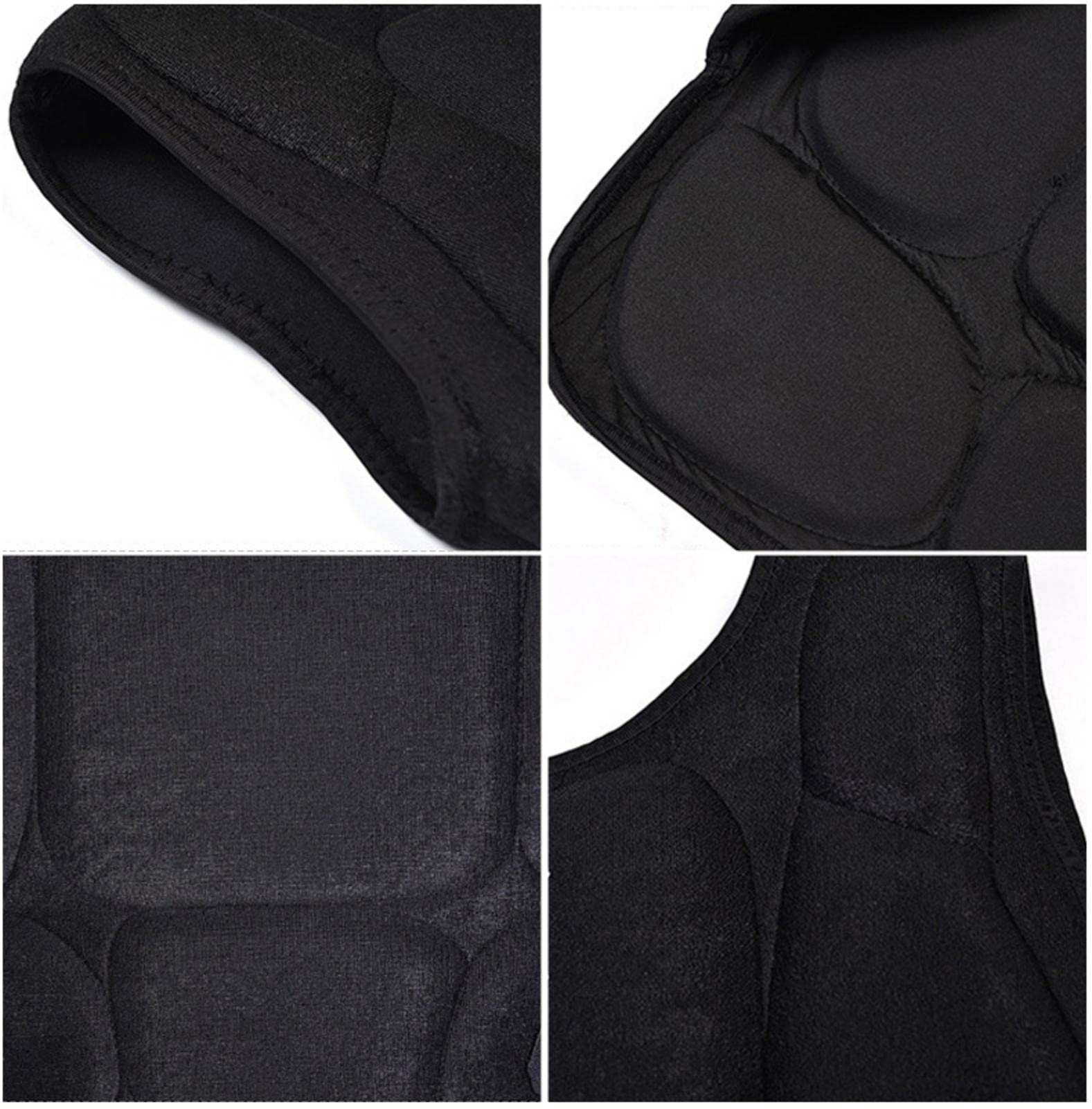 Karate Chest Guard Sanda Women Men Kids Protection Pad Sparring Training Kickboxing Taekwondo Protector Vest Black L - View #3