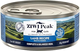 Peak Wet Cat Food – All Natural, High Protein, Grain Free, Limited Ingredient, with Superfoods (Lamb, Case of 24, 3oz Cans)