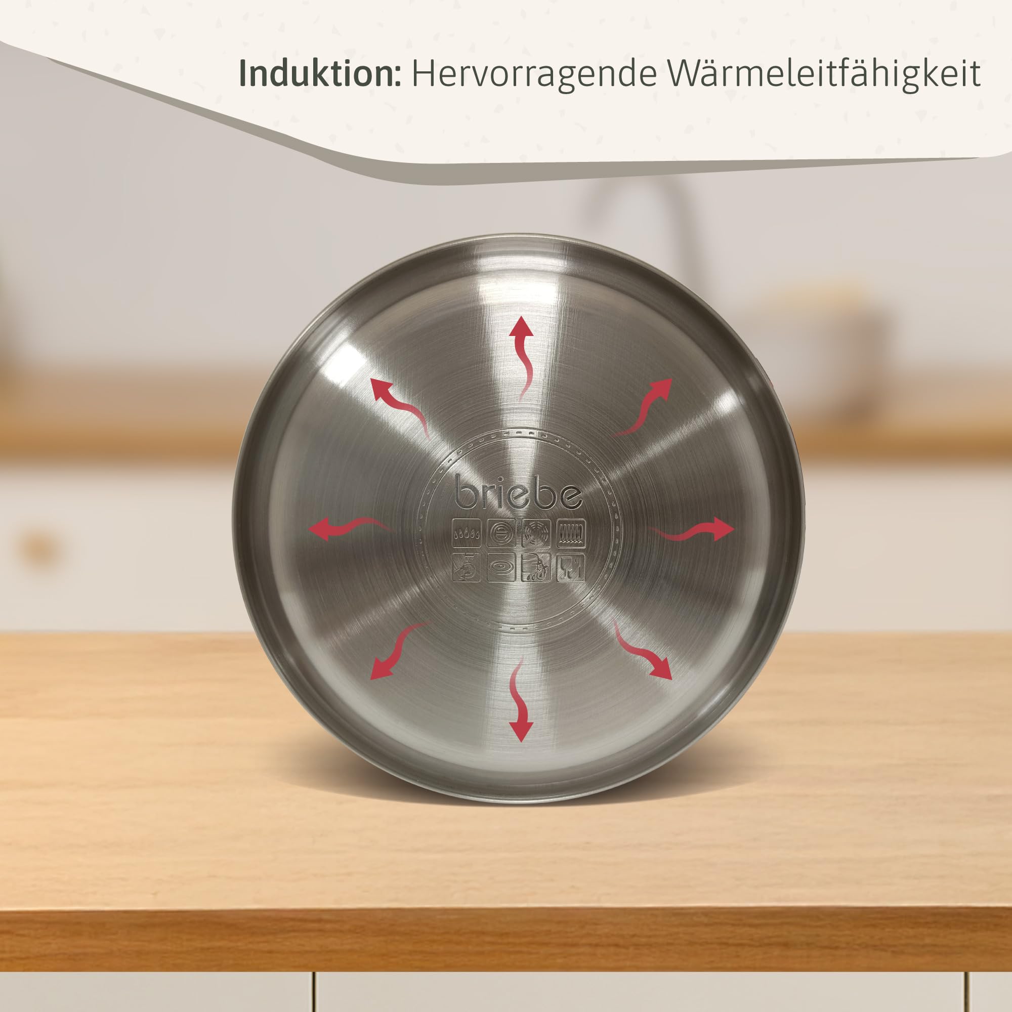 briebe Retro Wasserkessel Induktion 2,3L, Flötenkessel, Edelstahl Teekessel Vintage Design, Alle Herdarten, GlasKeramikherd, Gas, Elektroherd, Holzgriff Cool-Touch, für Tee Kaffee, Tea pot, Rosa