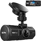 Vantrue N2 Pro Uber Dual 1080P Dash Cam, 2.5K 1440P Dash Cam, Front and Inside Accident Car Dash Camera with Infrared Night Vision, 24hr Motion Detection Parking Mode, G-Sensor, Support 256GB max