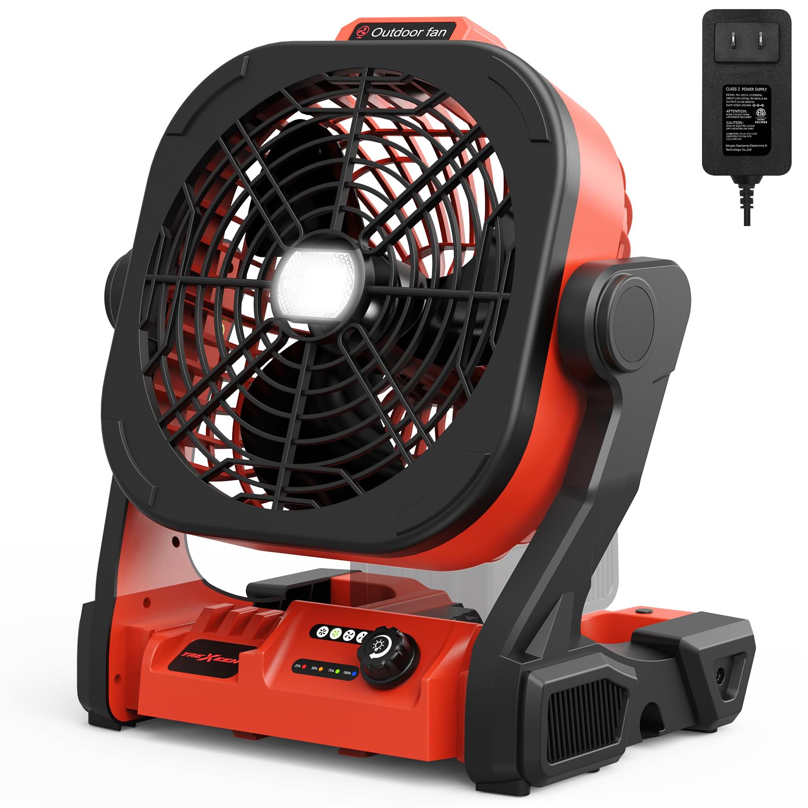 Amazon.com: TREXEEN Battery Operated Fan for Milwaukee M18 battery
