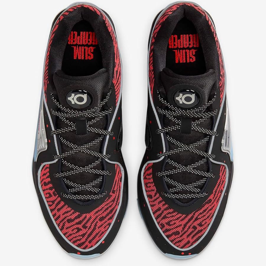 Amazon | [ナイキ] KD16 EP KD16 EP ブラック/ブライトクリムゾン