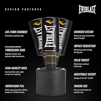 Everlast Powercore Freestanding Heavy Bag - Superior Impact