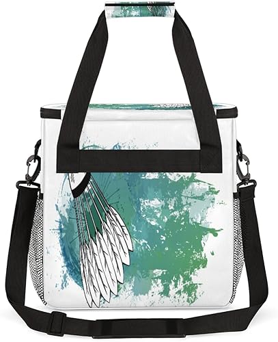 Miniatura 5 de Bolsa de transporte para cafetera deportiva de bádminton abstracta, para Keurig K-Mini o K-Mini Plus K-Mini Plus K-Cup Pods Almacenamiento portátil