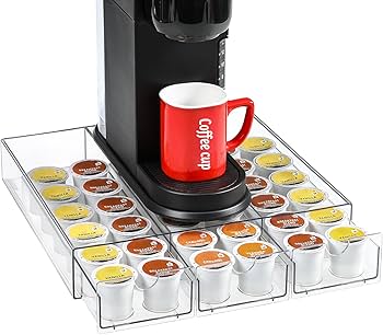 Amazon.com: Clear Acrylic Coffee Pod Holder Organizer for K CUP
