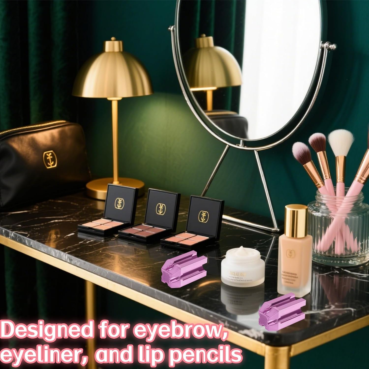 Makeup Pencil Sharpener Professional Eyebrow Pencil Sharpener