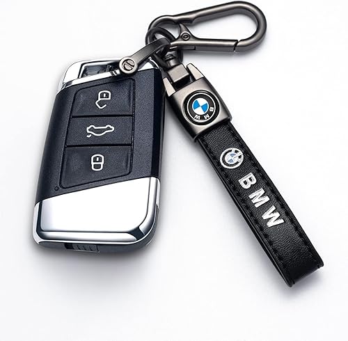 Miniatura 3 de EMOYRA Llavero de cuero de repuesto para BMW serie 1 3 4 5 6 7 y X3 X4 M5 M6 GT3 GT4 Series regalo para mujeres y hombres llavero accesorios