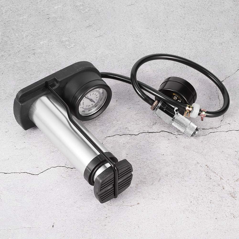 753 Water Leakage Tester, Double Barometer Air Pressure Guage for Computer Water Cooling System, Computer Water Cooling System Water Tank Leak Test Detector