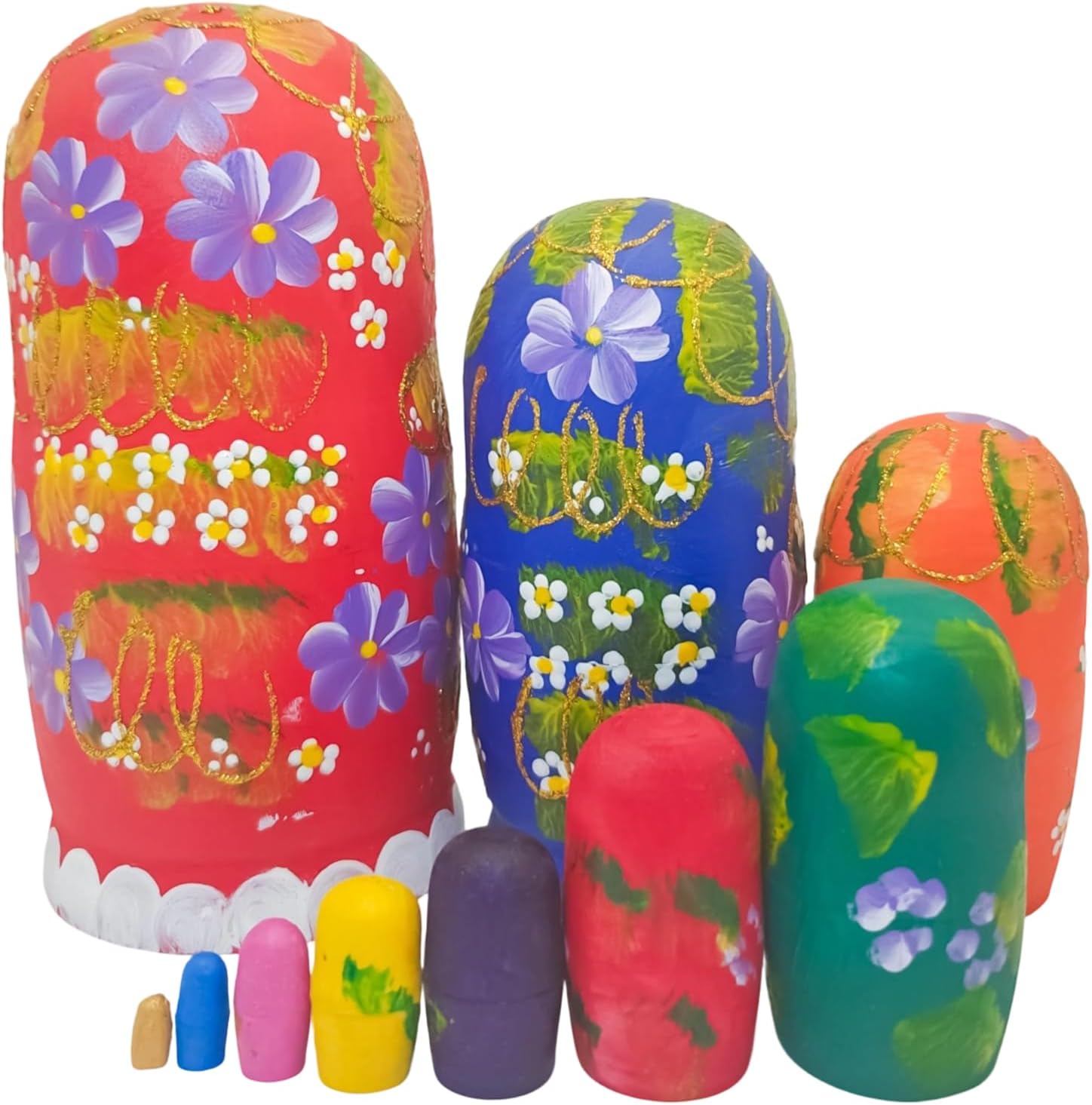 Matryoshka Russian Nesting Doll Dolls Russian Hand Painted 10 Layer Wooden Matryoshka Entertainment Wooden Dolls