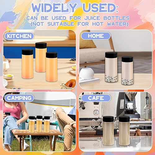 Miniatura 7 de 16 Pcs Empty Sensory Bottles Kits, 300 ml Leakproof Clear Plastic Sensory Bottles with Lids with Sequins Accessories, Reusable Water Bottles for