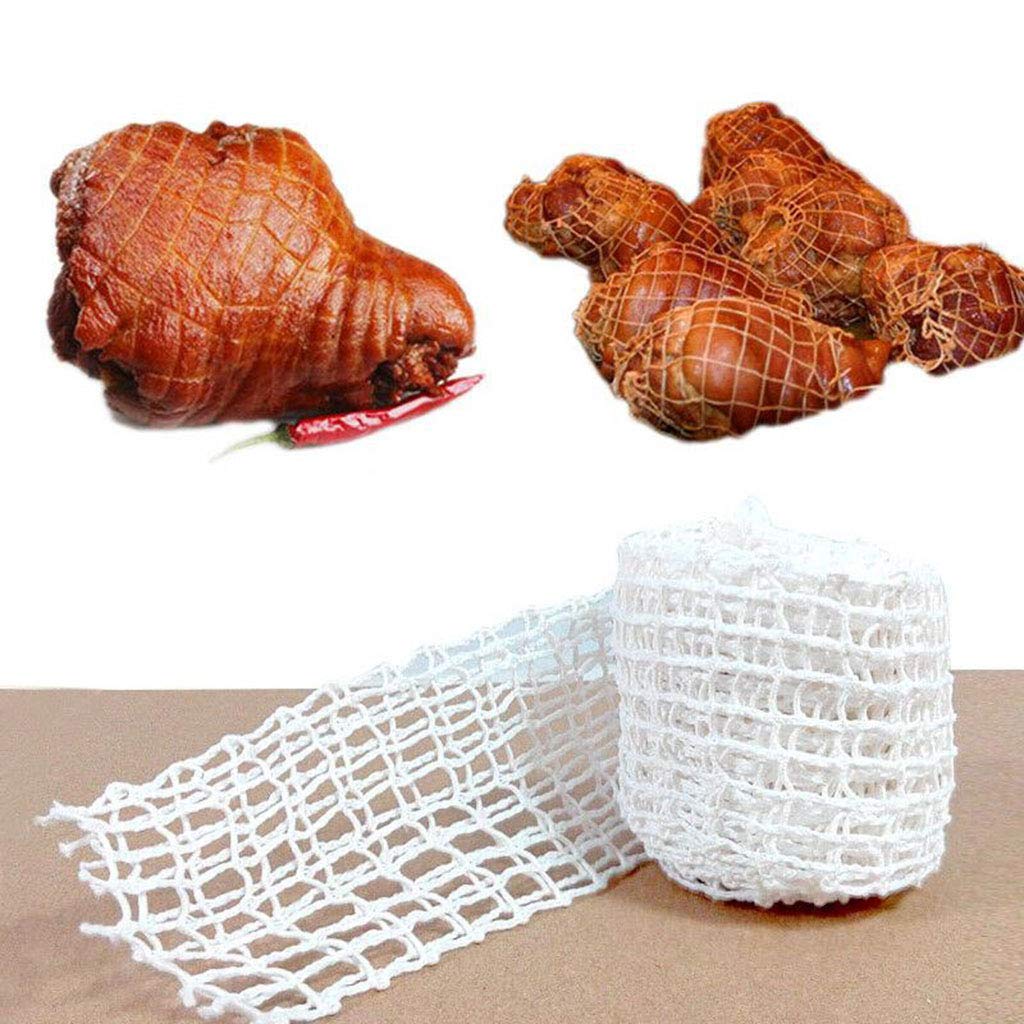 kobeIeen 1/3 Meters Cotton Meat Net Roast Sausage Net String Roll Cooking