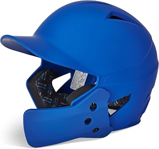 Champro HX Gamer Plus Batting Helmet with Reversible Jaw Guard - NOCSAE Certified, Max Airflow & Comfort