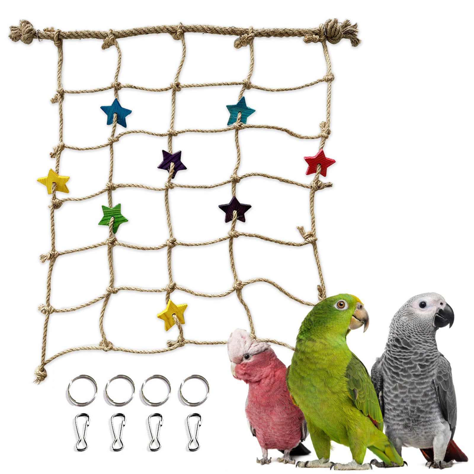 CQJ Bird Climbing Rope Net Climbing Rope Ladder,Size