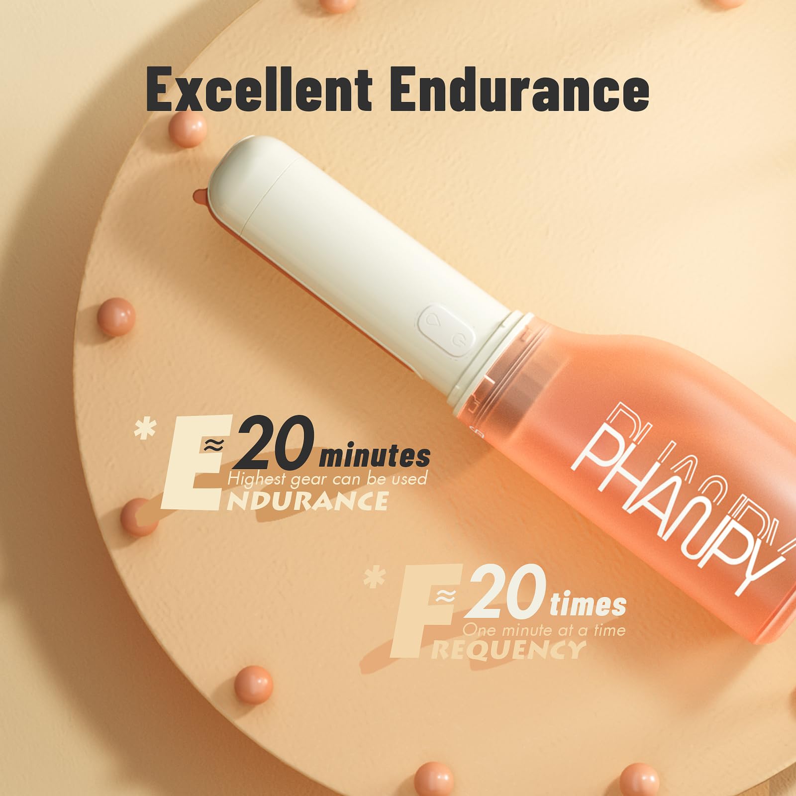 Phanpy Automatic Electric Peri Bottle for Postpartum Care, 3 Modes and 180 Adjustable, Portable for Travel, Upside Down for Perineal Cleaning and Recovery, 14 OZ