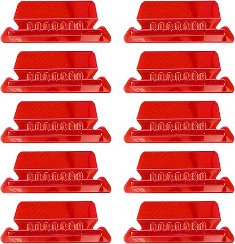 10 pestañas e insertos de plástico transparente para carpetas de archivos de 2 pulgadas, pestaña de índice de carpeta colgante para identificación