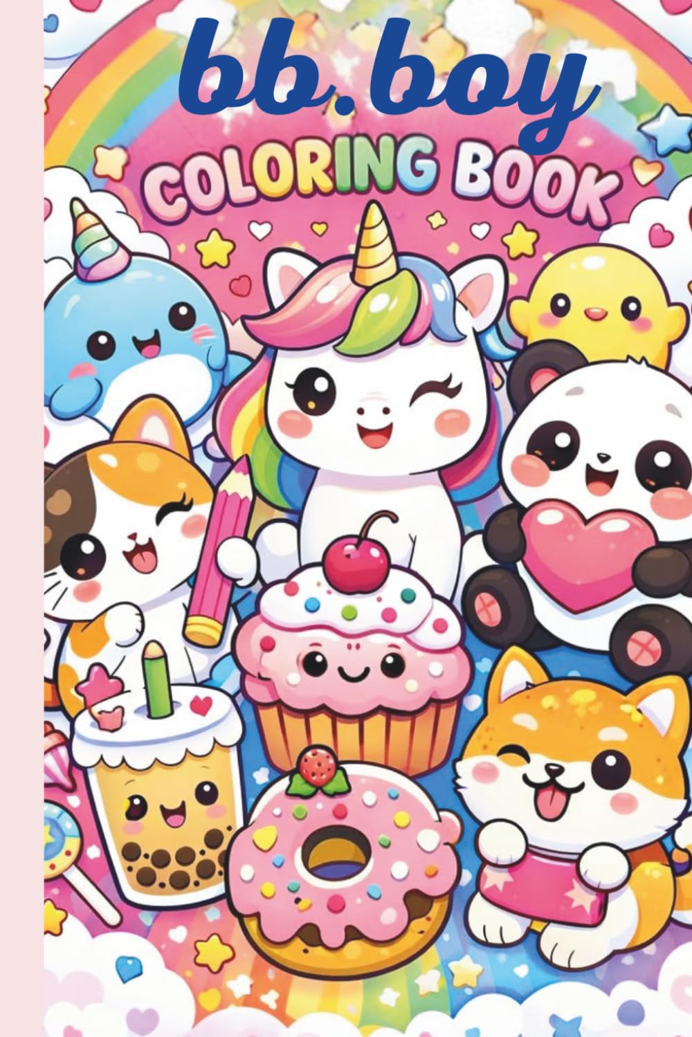 B b boys: coloring book