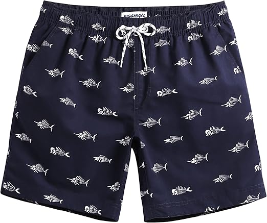 maamgic Mens Slim Fit Swim Shorts Swim Trunks 7 inch Quick Dry Mens Bathing Suits with Mesh Lining