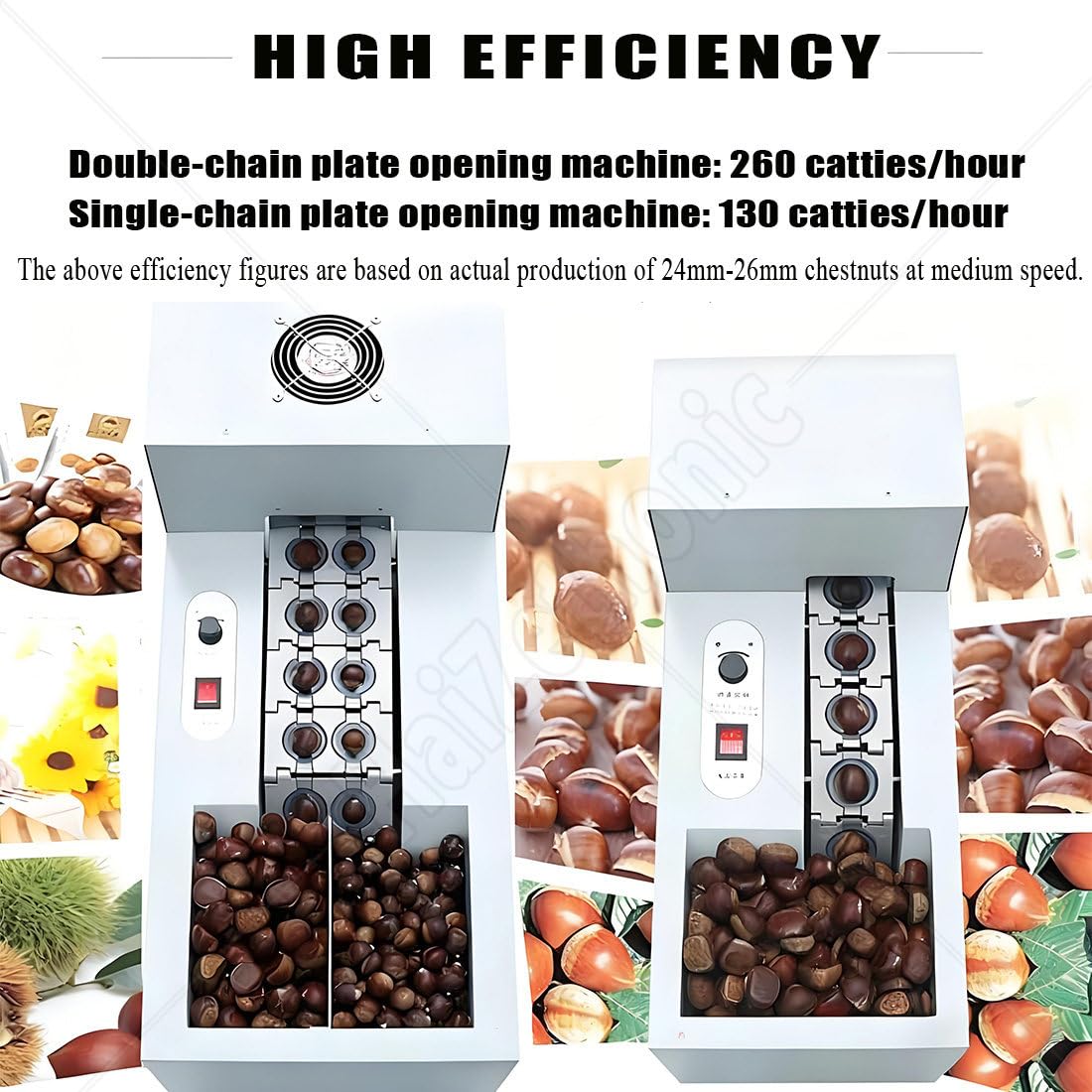 Máquina Peladora Castañas Comercial,Herramientas Descascarar Castañas Acero Inoxidable,Descascaradora Automática Castañas,Sin Daños Castañas Singlechain