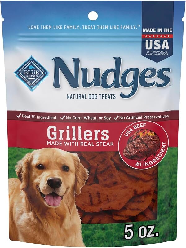 Petisco para Cães Blue Buffalo Nudges Grillers Steak sabor carne bovina 142 g