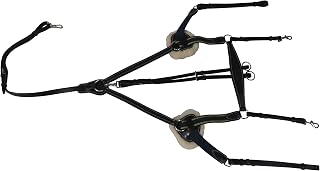 Henri de Rivel Pro 5 Point Elastic Breastplate Martingale with Running Attachment