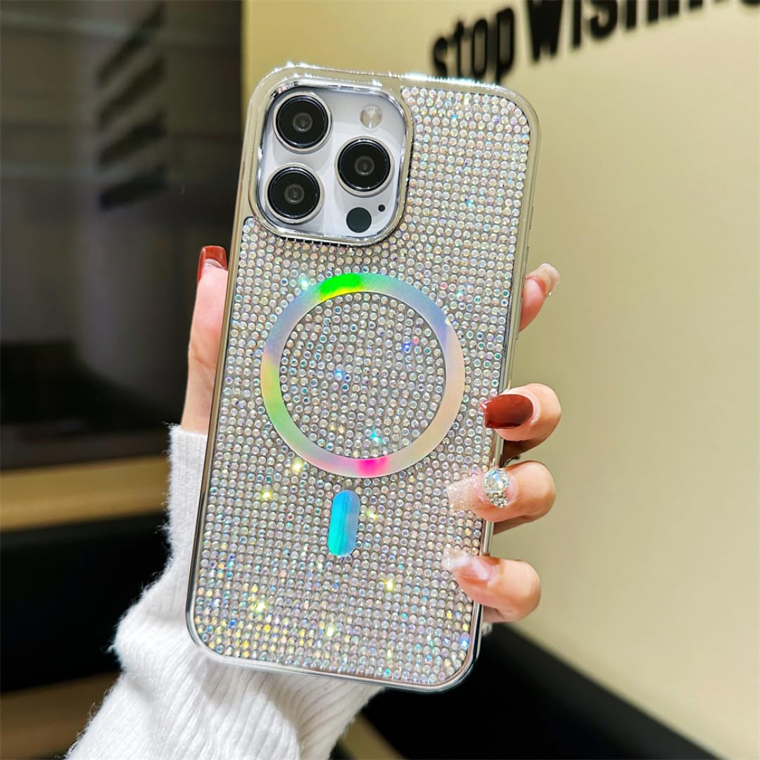 Coque iPhone 16 Plus magnétique argent pour les déplacements quotidiens