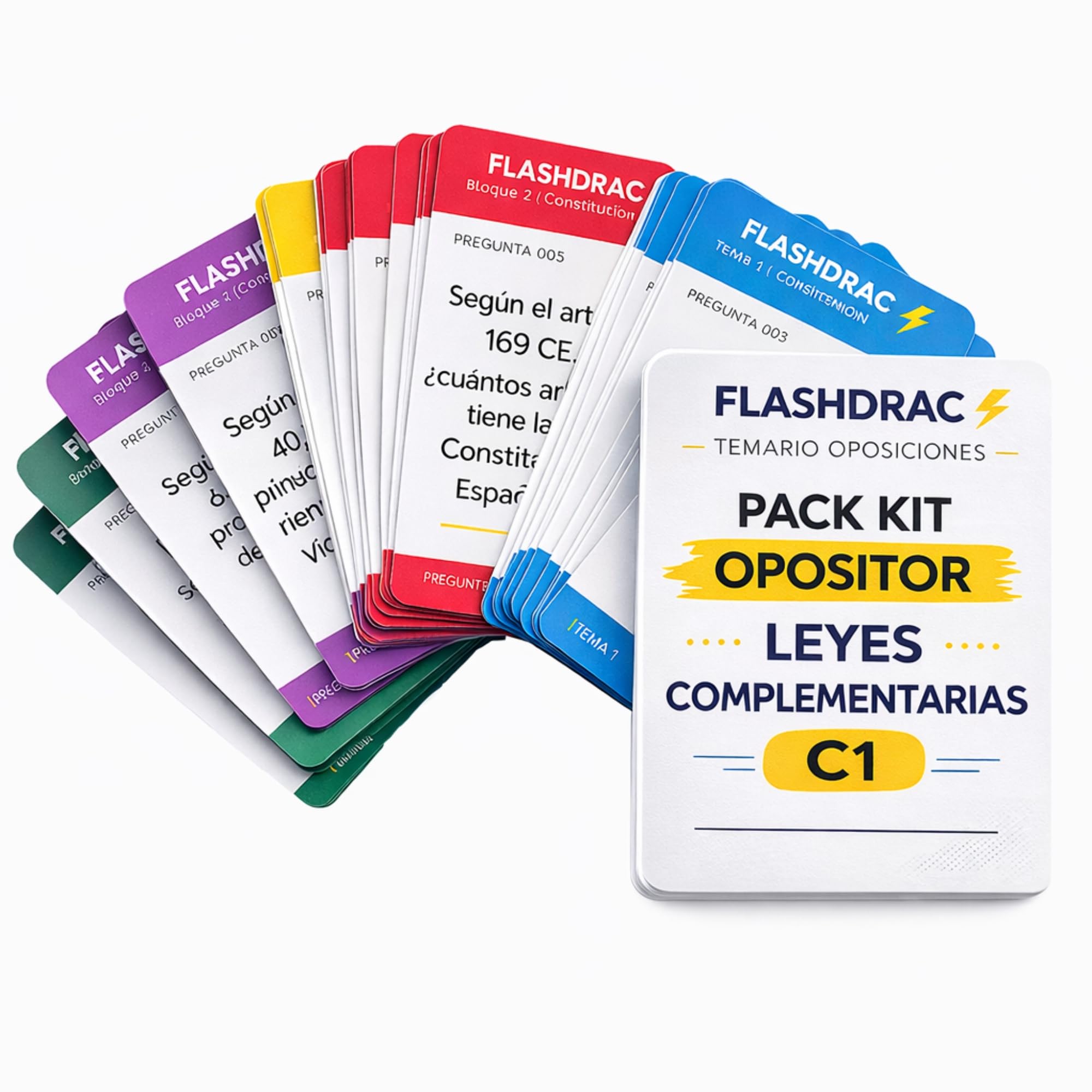 Pack Flashcards Age 2026 Completo (960 Tarjetas de Estudio) | Constitución + TREBEP + Ley 39/2015 + Ley 40/2015 + Informática (Ofimática y Administración) | Método Leitner — view 8