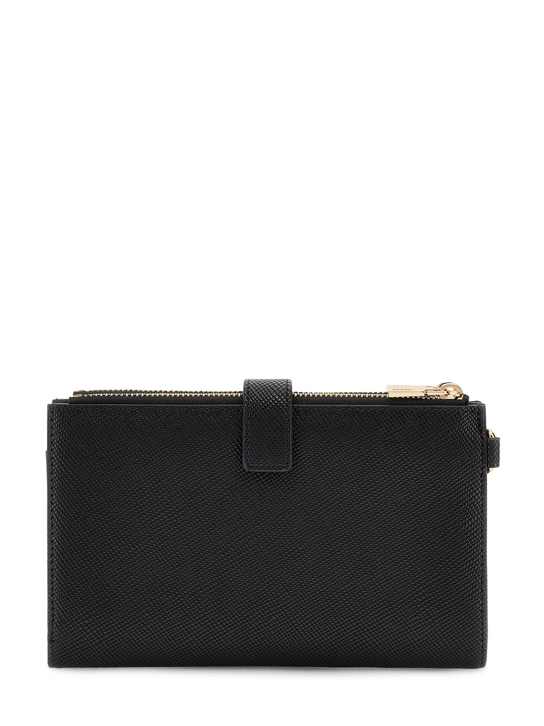 GUESS Laurel II Double Zip Organizer Wallet, Portafoglio organizzatore Donna, Nero, Talla única