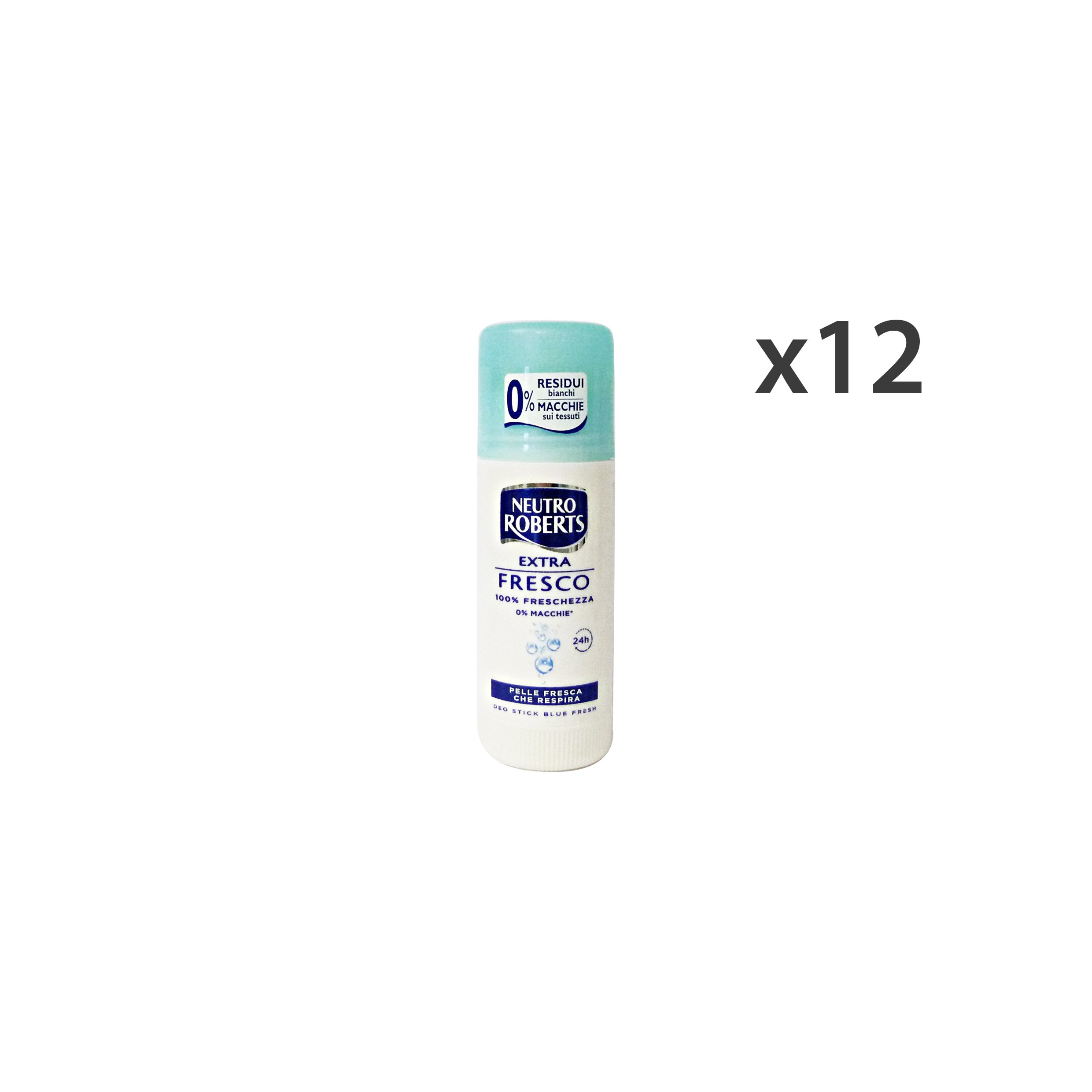 Roberts Deo Stick Blue, 40 Ml | 0% Aluminiumsalze, Mit Natürlicher Antibakterieller Wirkung, 48h Frische