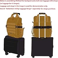 Vista 5 de Seibertron Pro-Multifunción Bandolera Bolsa de Mensajero para Laptop de 14.1" o 17.3