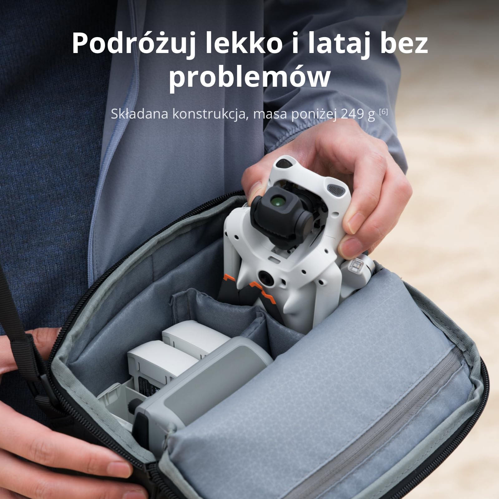 DJI Lito 1 Two-Battery Combo (RC-N3), dron 4K dla początkujących | Wykrywanie przeszkód, ActiveTrack, wideo 4K i zdjęcia 8K, lekki dla dorosłych, transmisja wideo 15km, 2 akumulatory, C0