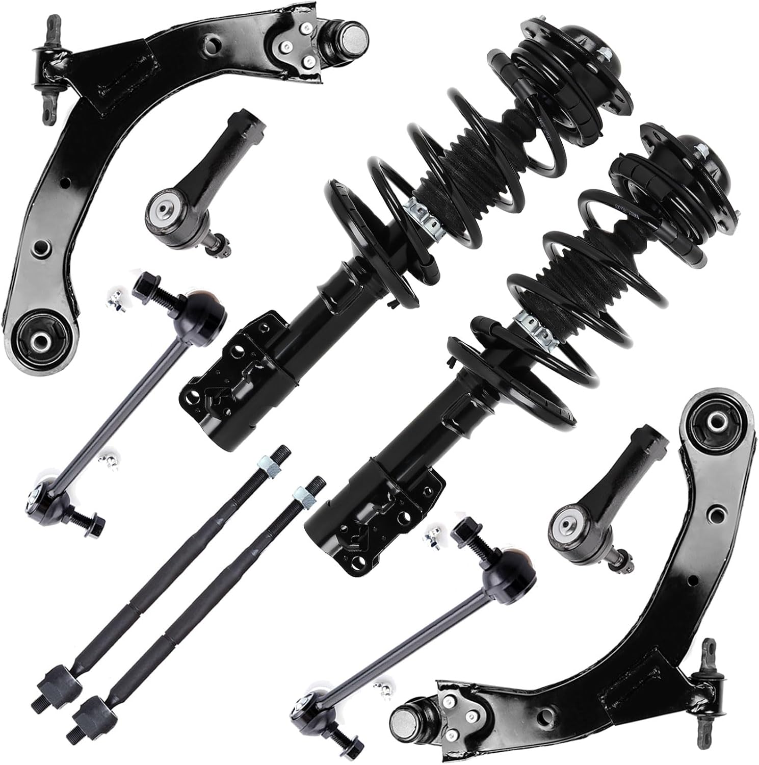 2x Front Left & Right Complete Struts & Suspension Kit Fit for Chevy for Cobalt 2005-2010 for Chevy for HHR 2006-2011 for Pontiac for G5 2007-2009 for Pontiac for Pursuit 2005-2006