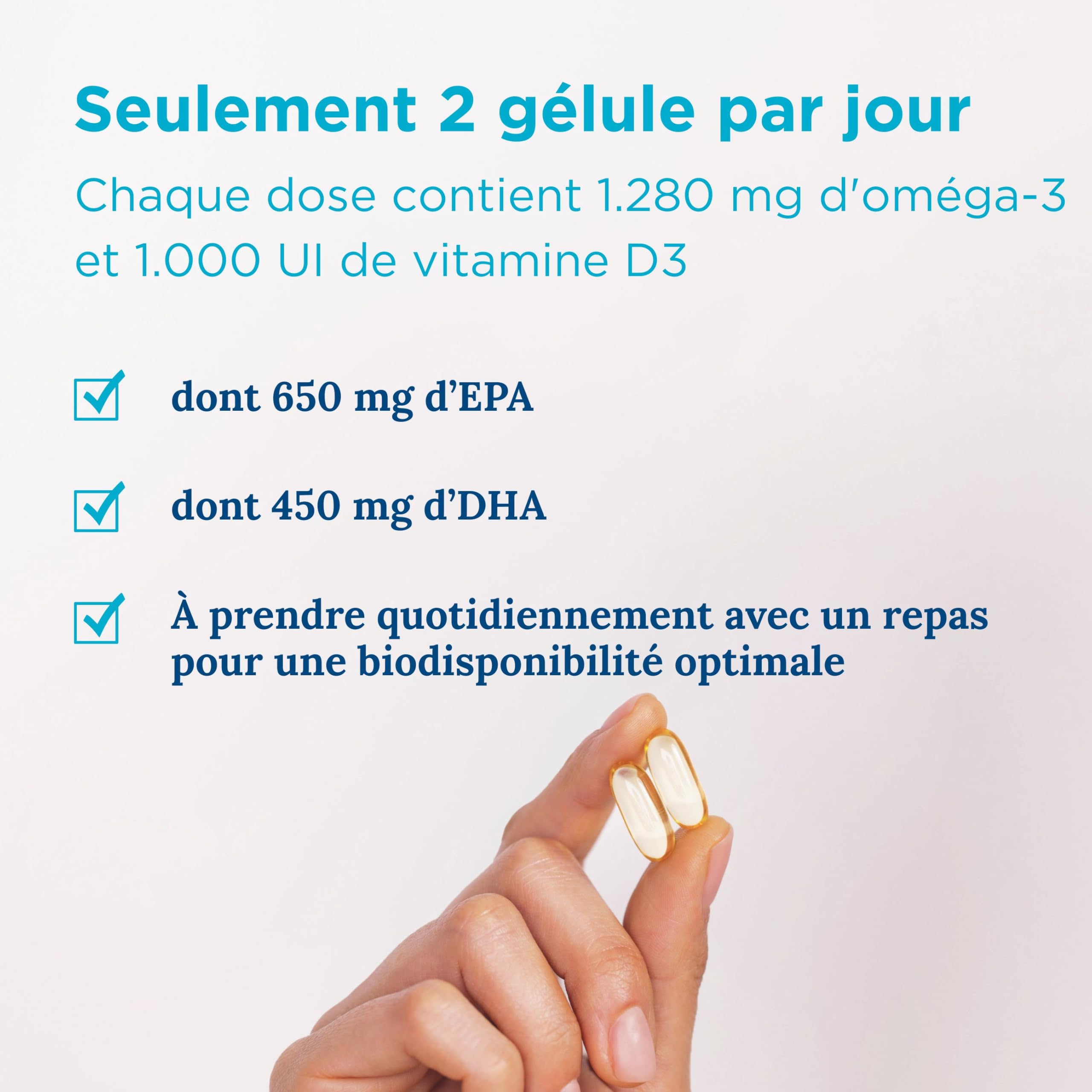 Nordic Naturals Ultimate Omega-D3, complément d’huile de poisson oméga-3 1.280 mg avec EPA, DHA et vitamine D3, forte dose, saveur citron, 120 capsules molles, sans soja, sans gluten