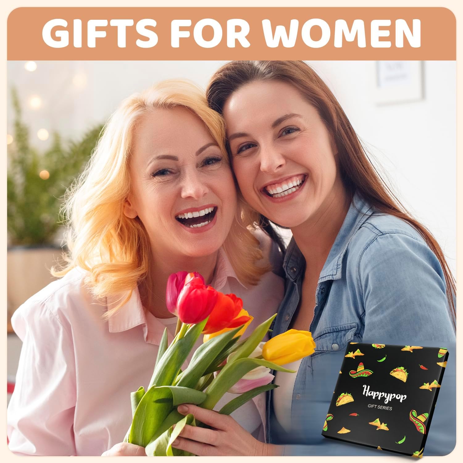 HAPPYPOP Mothers Day Gifts - Mother Daughter Sister in Law Socks, Aunt Niece Sister Socks - Image 2