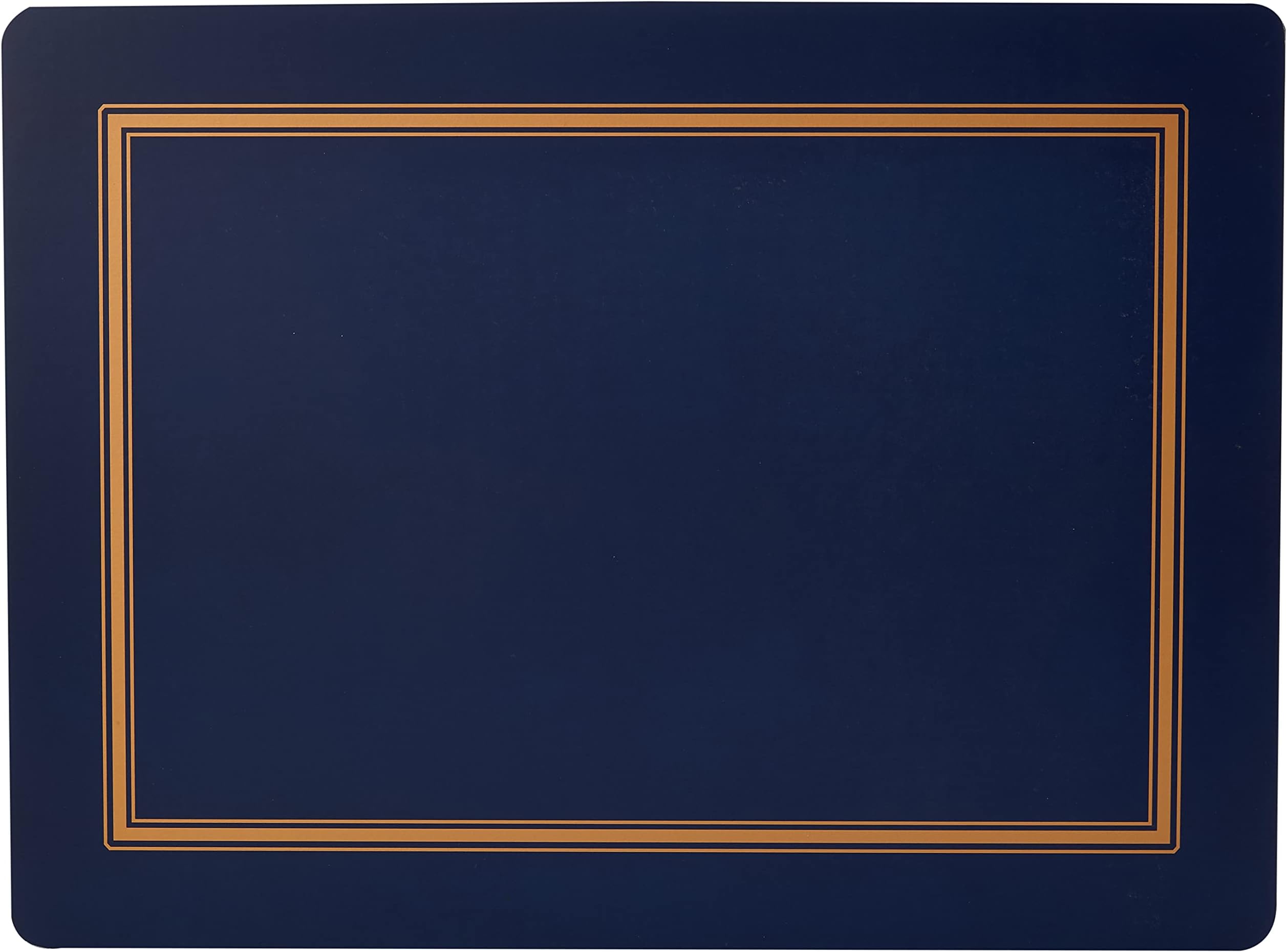 Pimpernel 40.1 x 29.8cm MDF with Cork Back Classic Midnight Placemats, Set of 4, Multi-Colour