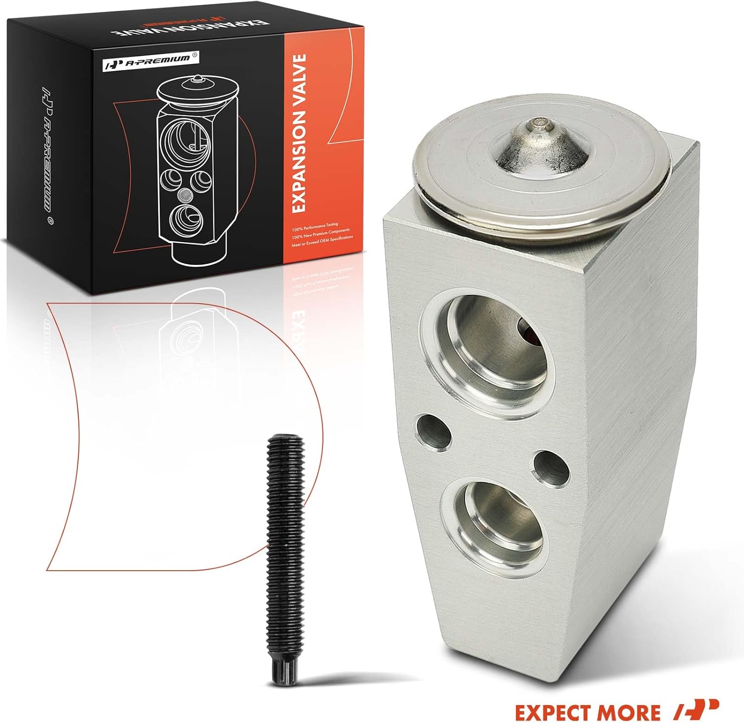 A-Premium Rear AC Expansion Valve Compatible with Ford Flex/Police Interceptor Utility 2013-2019, Explorer 2011-2019 & Lincoln MKT 2013 3.5L/3.7L, MKT 2014-2019