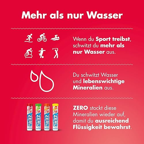 Miniatura 4 de HIGH5 Zero Active Hydration Drink Tabs - Tubo de tableta de 8 x 20, color baya