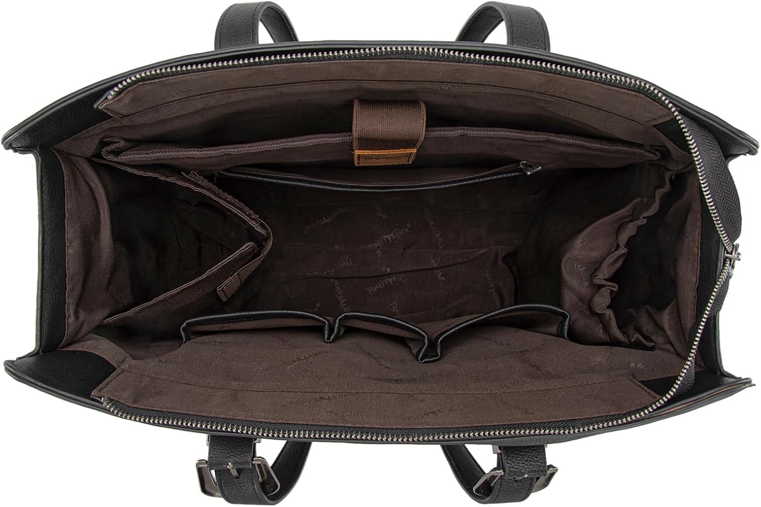 Trinity Ranch Duffel Bag for Women Genuine Cowhide Carry-All Cowhide Large Tote bag TR202G-8355BK - Image 6