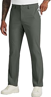 Mens Golf Pants Stretch Dress Pants Quick Dry Work Business Slacks Casual Pants with 4 Pockets 30