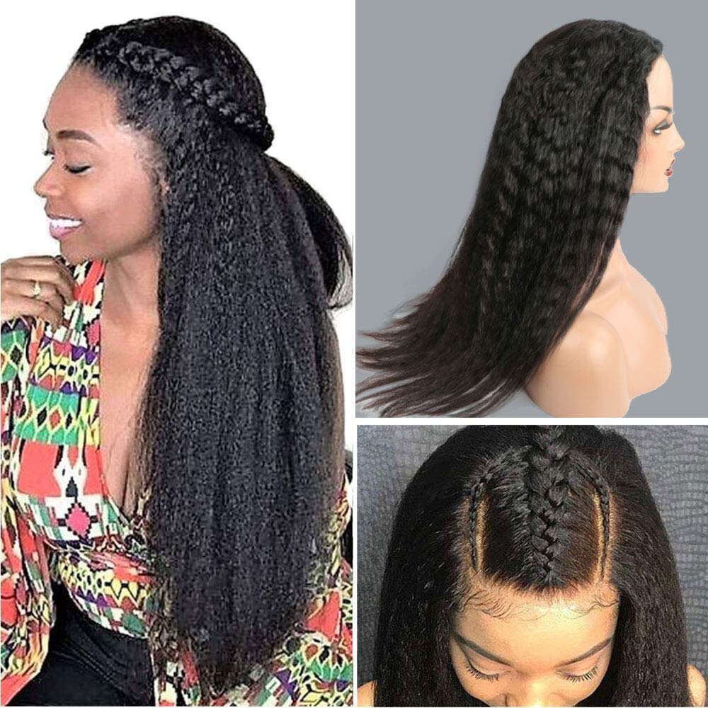 Amazon.com : Urbeauty U Part Wig Human Hair Kinky Straight 