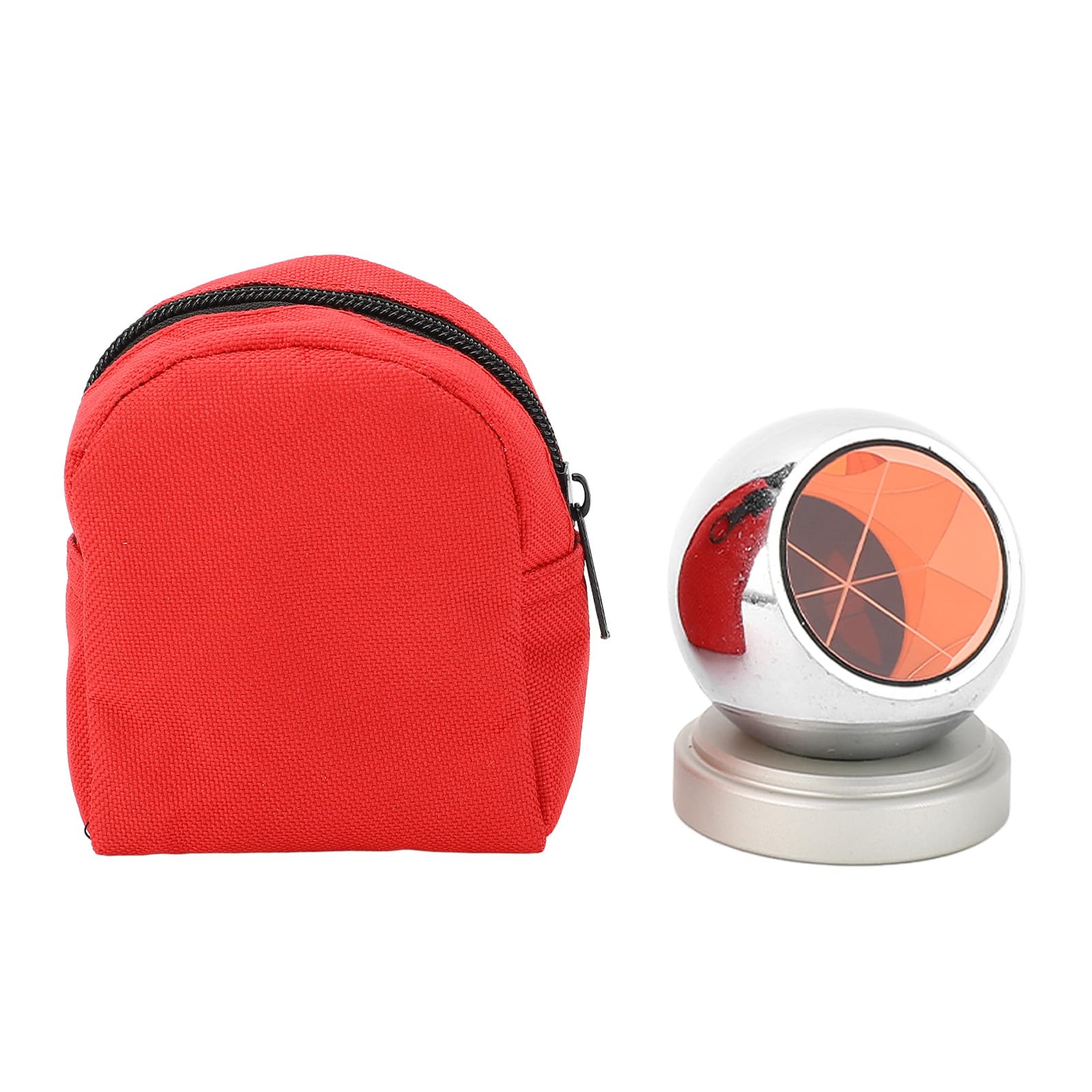 Prisme à Bille Sphérique Réfléchissant pour Station Totale avec Base Magnétique - Accessoires D'équipement D'arpentage pour la Surveillance des Tunnels