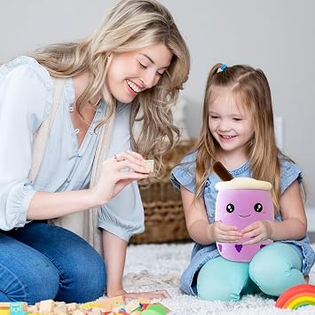 dawris bubble tea plush cushion plush toy stuffed toy boba tea 25 cm milk tea cup plush cushion soft cuddly toy plush cushion toy for christmas birthday (purple)