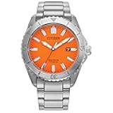 Men's Eco-Drive Brycen Sport Casual Watch, Silver-Tone Super Titanium Case, 3 Hand, Date