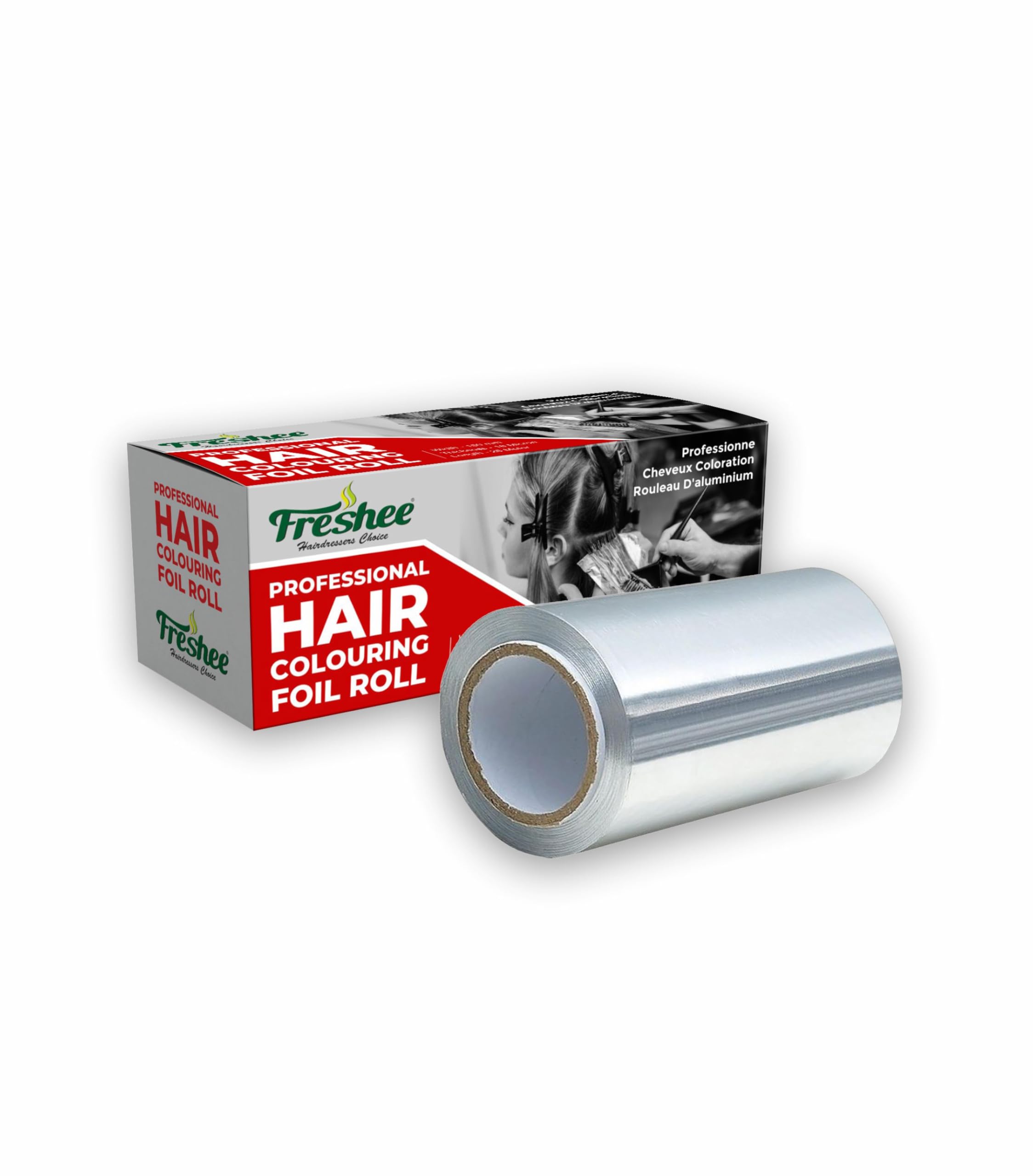 Freshee Foil Paper for Hair Highlights | 18 Micron Professional Hair Colouring Foil for Salon Home Use | For Coloring, Bleaching, Streaks, Lowlights | Tear Resistant, Easy to Cut, Fold & Wrap 25 Meter-image-17