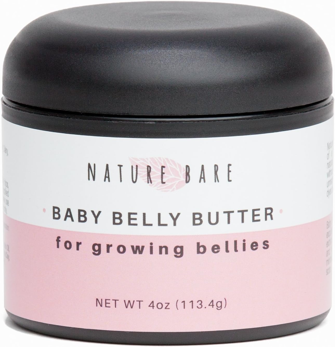 BEST Belly Cream! Stretch Mark Cream for Pregnancy - Vegan, All Natural, Fragrance Free Ingredients - Helps Prevent and Heal Stretch Marks and Scars, 4oz