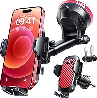 Vista 13 de YRU Verdadero soporte de teléfono de automóvil de grado militar [succión de rotación de 360°] 2026 Ultimate Car Phone Mount 【90 libras más seguro